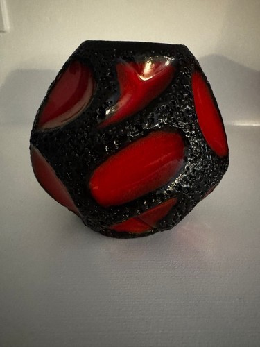 Red roth keramik vase model - red,