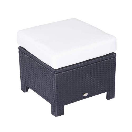 Rattan footstool wicker - rattan,