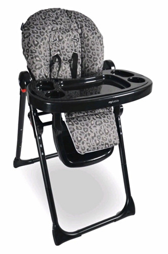 Mybabiie grey leopard print - grey,