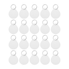 20Pcs Plastic Key Tags Cap