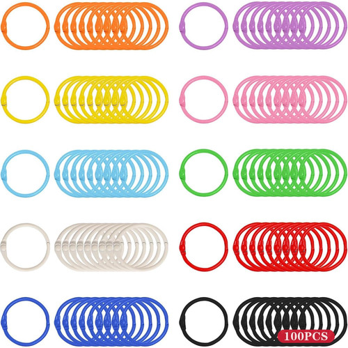 100pcs metal binder book - 100pcs,