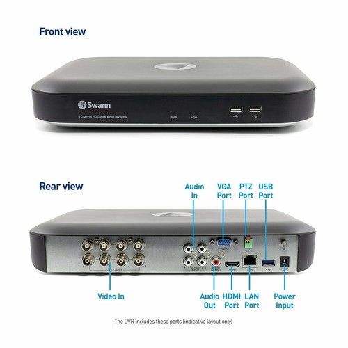 Swann dvr8 4980 channel 5mp - swann,