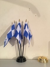 BAVARIA TABLE FLAG SET of 3