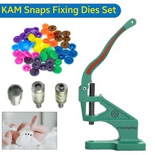 T3/T5/T7 KAM Snaps Plastic Buttons Die Set for Green Machine DIY Clothing Crafts