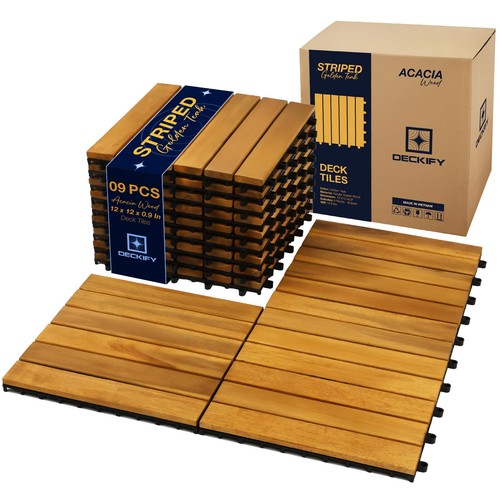 Acacia wood interlocking - acacia,