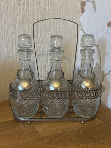 Vintage metal tantalus - metal, with