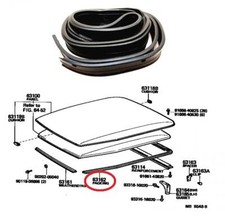 Side + Rear Roof Turret Rubber