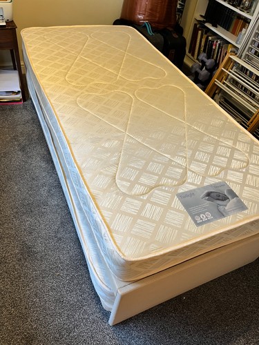 Single bed with - single, pull-out