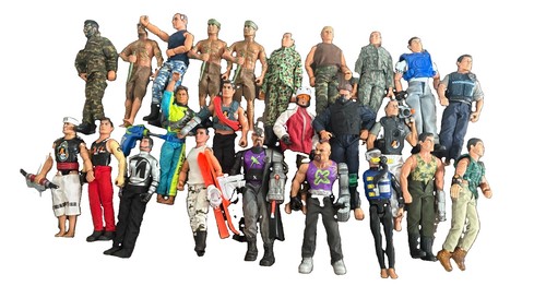 Vintage huge hasbro action man - huge,