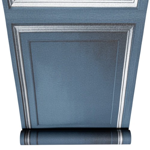 Navy gilded panel - navy,