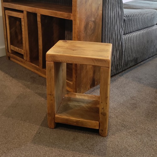 Rustic wooden stool handmade - stool,,