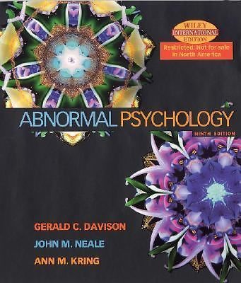 Abnormal psychology gerald - by,