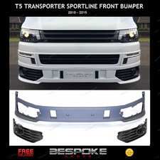 FOR VW T5.1 T5 FRONT SPOILER SPORTLINE BUMPER SPLITTER LIP 2010-2015 TRANSPORTER