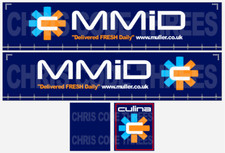 Code 3 Adhesive Vinyl Trailer Decals - Culina Muller - 1/50 1/64 1/76 1/148 1/87