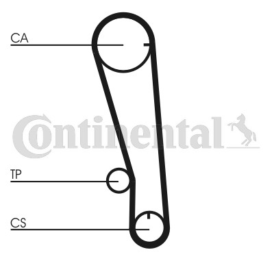 Timing belt for - timing, mitsubishi