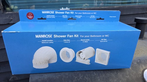 Manrose inline bathroom - bathroom, fan