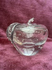 BEAUTIFUL CLEAR GLASS APPLE