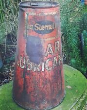 Vintage Rare Sternol Oil Can Jug Pourer Dispenser Esso BP Shell Castrol