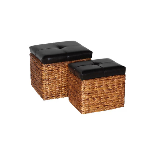Piece wicker trunk set - 2,