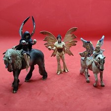 SCHLEICH  2007 Bayala Shadow Elf Bilara & Unicorn Sun Elf Olena Fairy Elf Nimsay
