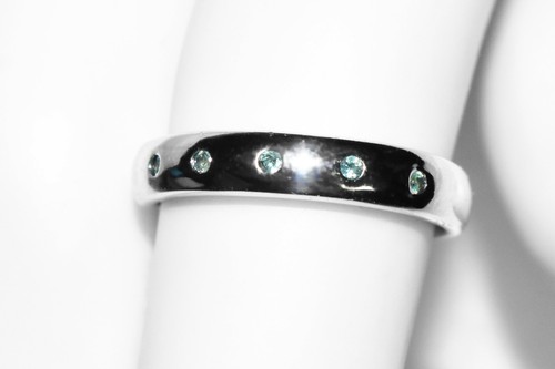 Vintage 9ct white gold natural - vintage,