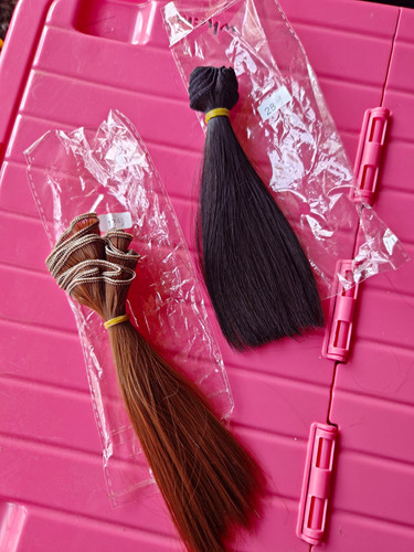 Straight synthetic weft - straight,