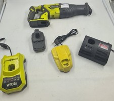 LOT of 5 Ryobi Power Tools R18RS7 & Battery - Parts/Repair