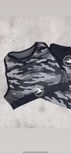 Black camo sports bra - sports, bra-