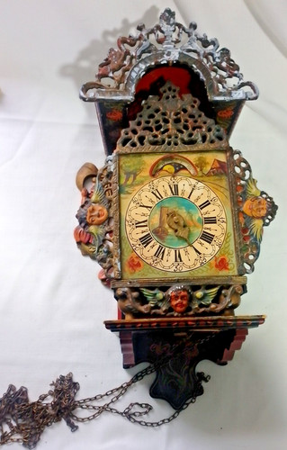 Dutch frisian stool clock - dutch,
