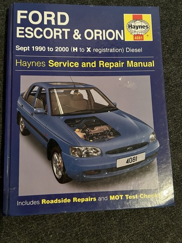 Ford escort and - escort, haynes