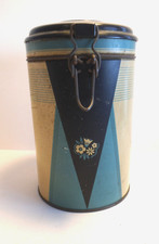 Vintage Metal Storage Tin With
