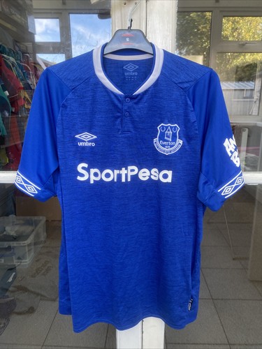 Everton football shirt blue - everton,