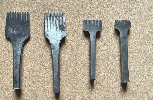 Vintage leather working tools - vintage,