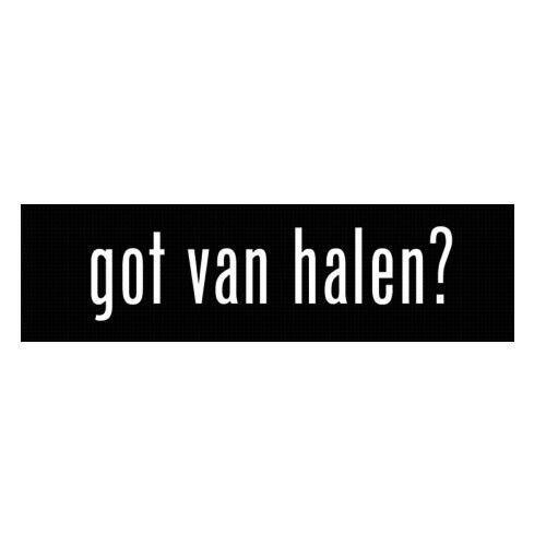 Got van halen band sticker - band,