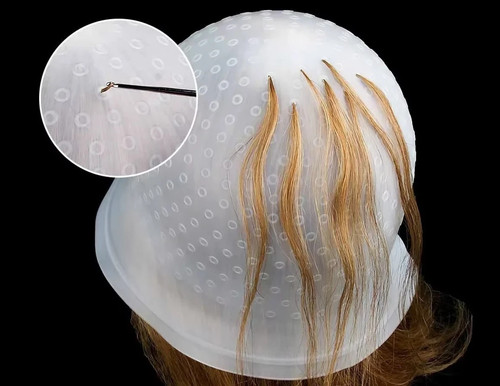 Magic cap hair highlighting - cap,