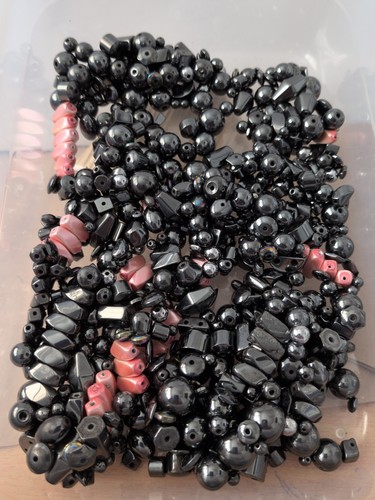 Magnetic hematite beads - hematite, 700g