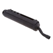 Black Motorcycle Exhaust