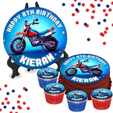 Motorbike PERSONALISED Edible