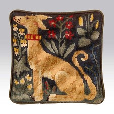 Ehrman LURCHER by CANDACE BAHOUTH tapestry needlepoint  VINTAGE KIT hunting rug