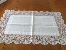 Vintage White Linen & Lace