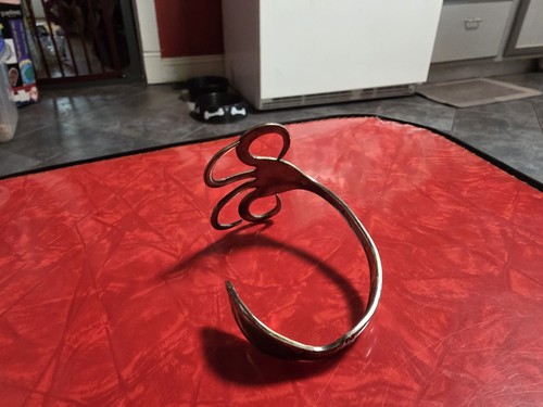 Vintage silver fork bracelet - vintage,