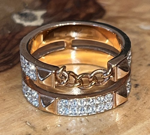 Swarovski fiction rose - swarovski, gold