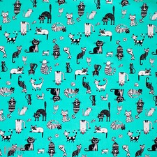 Animal Print Cotton Fabric - 100% Cotton Honey Bees Leopard Unicorns Rainbow