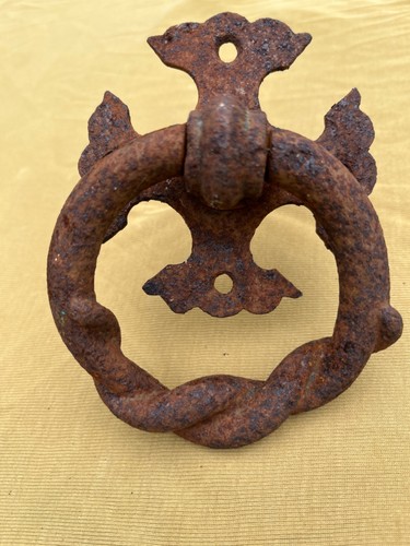 Vintage gothic iron door - gothic,