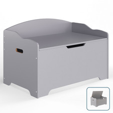 Kids wooden toy box - toy, storage