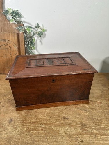 Antique wooden box treasure - antique,