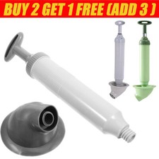 Powerful Drain Buster Unblocker Plunger Toilet Sink Clog Remover Rubber Sucker++