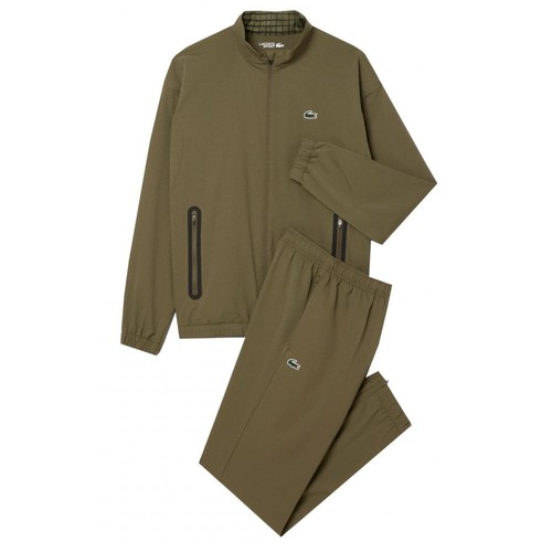 Lacoste men khaki tracksuit - lacoste,
