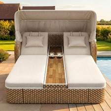 Double Sun Lounger Garden