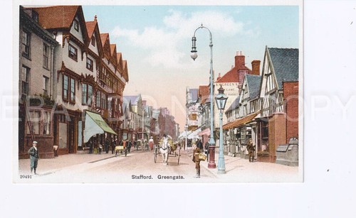 Postcard stafford - d., postcard.